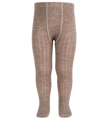 Condor Tights - Rib - Wool - Sand