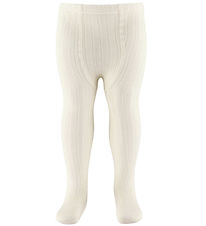 Condor Tights - Rib - Wool - Beige