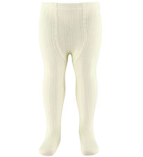 Condor Tights - Rib - Wool - Cream