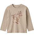 Wheat Blouse - Claus - Gravel Melange