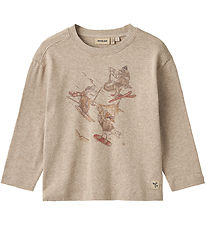 Wheat Blouse - Claus - Gravel Melange