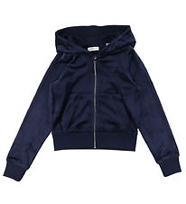 GANT Cardigan - Velvet - Evening Blue