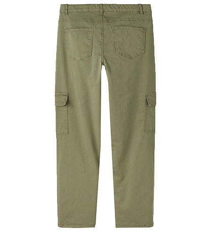 LMTD Trousers - NlnTalse Cargo - Deep Lichen Green