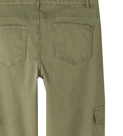 LMTD Trousers - NlnTalse Cargo - Deep Lichen Green