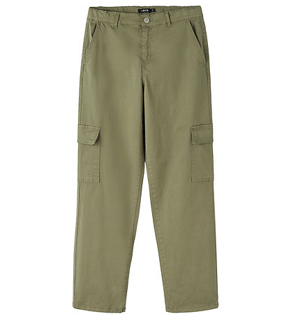LMTD Trousers - NlnTalse Cargo - Deep Lichen Green