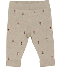 Minymo Hosen - Strick - Brown Melange