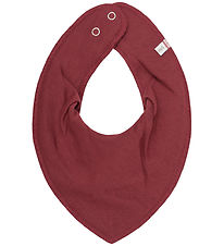 Pippi Baby Teething Bib - Pointy - New Maroon