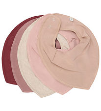 Pippi Teething Bib - 5-Pack - New Maroon
