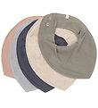Pippi Teething Bib - 5-Pack - Vetiver