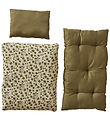 OYOY Doll Bedding w. Mattress - Clover - Olive