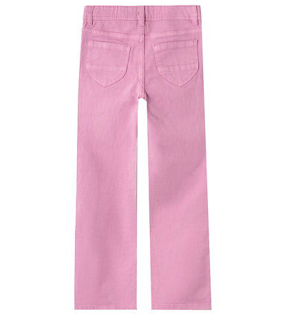 Name It Trousers - Twill - NkfPolly - Fuchsia Pink