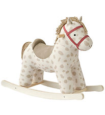 Kids Concept Rocking Horse - Dotty - Aiden - White/Beige