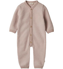Wheat Jumpsuit - Wool fleece - Levi - Dry Rose