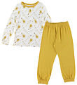 Joha Pyjama Set - 2 Parts - Bamboo - Off White w. Guitar