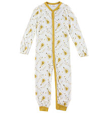 Joha Nightsuit - Bamboo - Off White w. Guitar