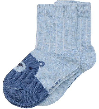Minymo Socks - Noos - 2-Pack - Winter Sky