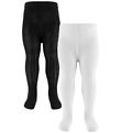 Minymo Tights - 2-Pack - Rib - Noos - Black
