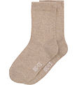 Minymo Ankle Socks - 2-Pack - Noos - Silver Mink Melange