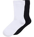 Minymo Socks - 2-Pack - Rib - Black