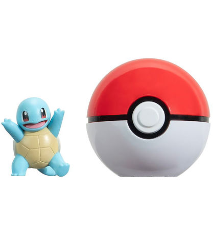 Pokémon Figure - Clip N Go - Squirtle w. Poke Ball