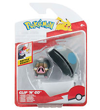 Pokémon Figure - Clip N Go - Lechonk w. Heavy Ball