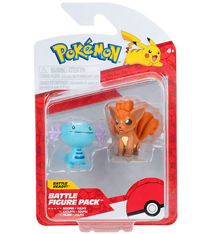 Pokémon Figure - Battle Figure 2-Pack - Wooper Duck Vulpix