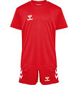 Hummel Tracksuit - hmlLogo - True Red