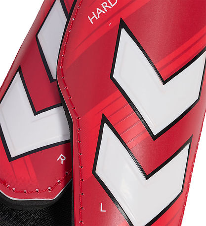 Hummel Legghlífar - hmlShin Guards Hard Shell - Popeian Red
