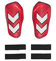 Hummel Legghlífar - hmlShin vörður Super Light - Popeian Red
