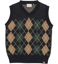 Minymo Waistcoat - Knitted - Dark Navy