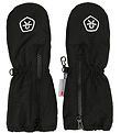 Color Kids Mittens w. Zipper - Black