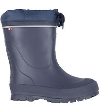 Viking Rubber Boots - Jolly Warm - Navy/Grey
