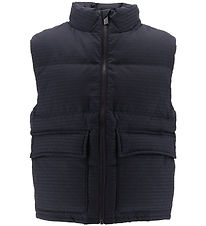 Emporio Armani Down Vest - Navy w. Logos