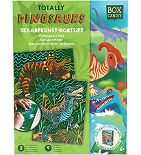Box Candiy Creation Set - Scratch Art Card Set - Totally Dinosau