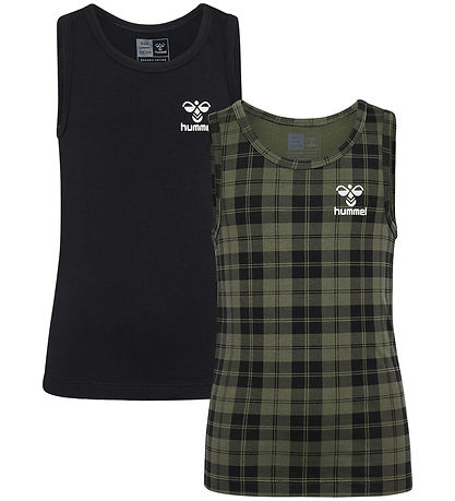 Hummel Undershirt - hmlNolan - 2-Pack - Dusty Olive