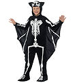 Smiffys Costume - Bat Skeleton - Black/White