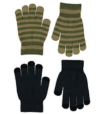 Molo Gloves - 2-Pack - Knitted - Kei - Night Navy