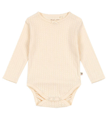 Konges Sløjd Bodysuit L/æ - Minnie - Buttercream