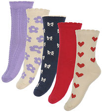 Chaussettes Minymo - 5 Pack - Rouge