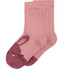Chaussettes Minymo - 2 Pack- Ash Rose
