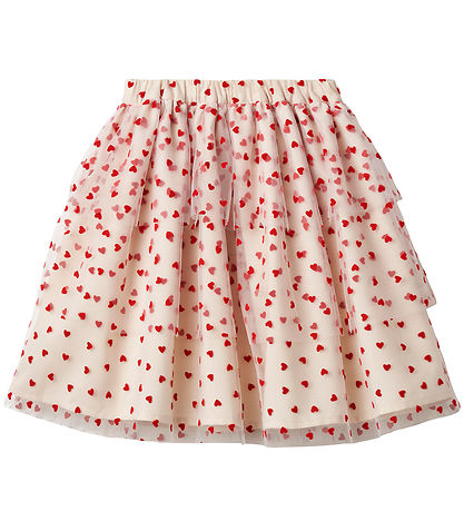 Fliink Skirt - Tulle - Sandshell/Pompeian Red