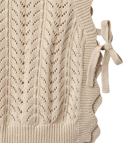 Fliink Waistcoat - Knitted - Nova - Sandshell