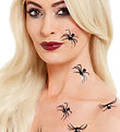 Smiffys Stickers - 3D Spider Stickers - 6-Pack - Black