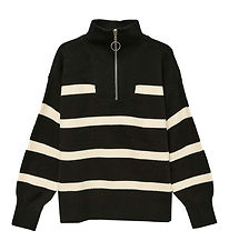 Vero Moda Girl Blouse - Knitted - VmSaba - Black/Birch