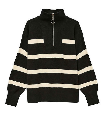 Vero Moda Girl Blouse - Knitted - VmSaba - Black/Birch