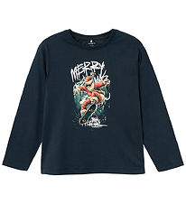 Name It Bluse - NkmRemusjul - Dark Sapphire