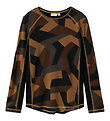 Name It Blouse - Wool - Black/Aop