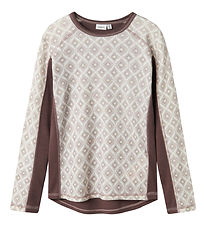 Name It Bluse - Wolle - NkfWillto - Sparrow/Aop