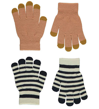 Molo Gloves 2-Pack - Knitted - Kei - Rose Mist