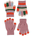 Molo Gloves -2-Pack - Knitted - Kei - Poppy